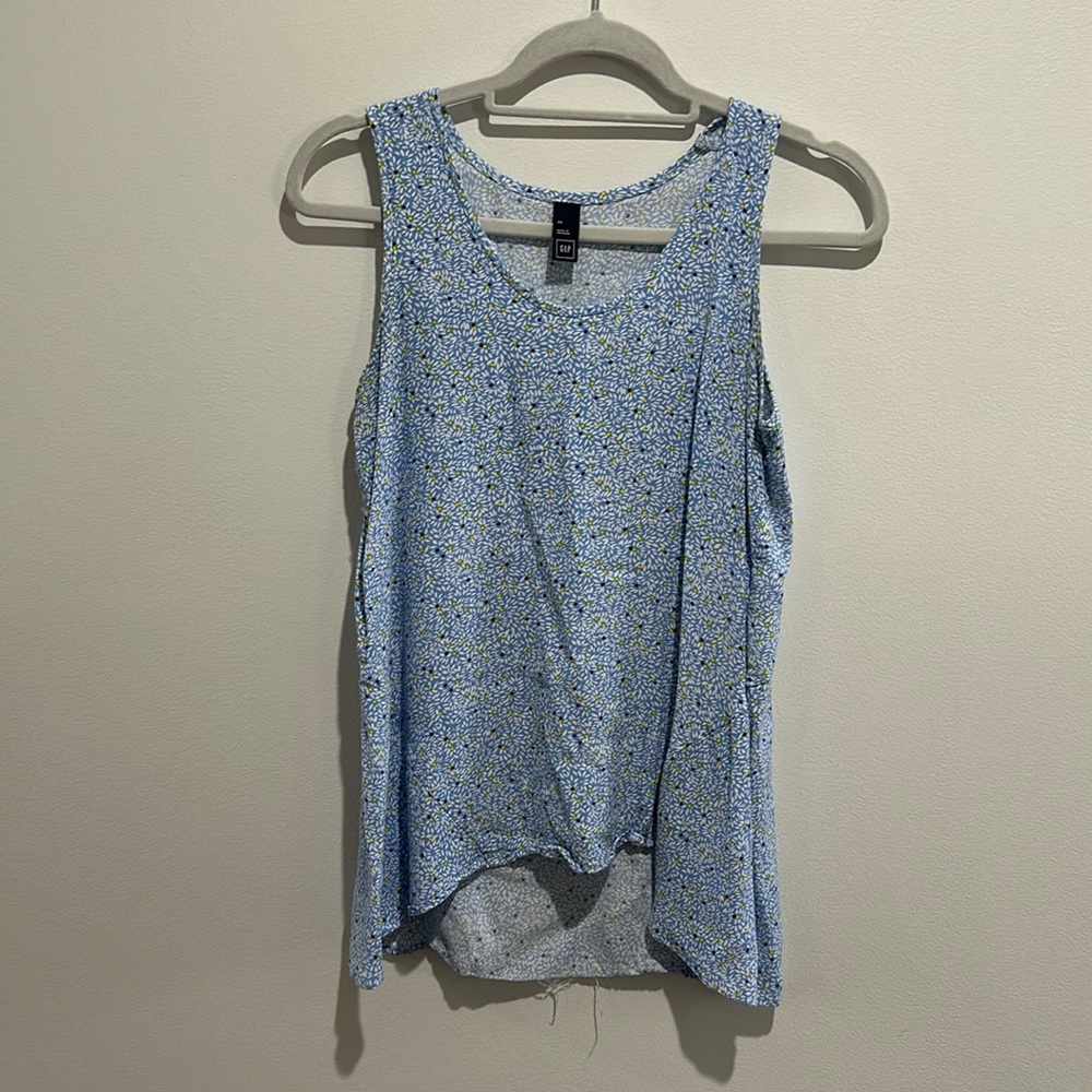Gap Floral Hi-low tank top, size XS